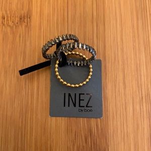 INEZ by Boe set of 3 rings